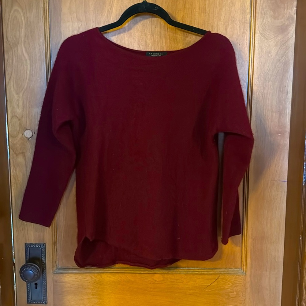 Cashmere Charter Club boat neck sweater
